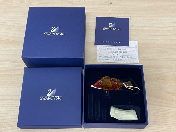 U518-I37-2740 SWAROVSKI スワロフスキー 魚 CROTENE オブジェ 置物 約