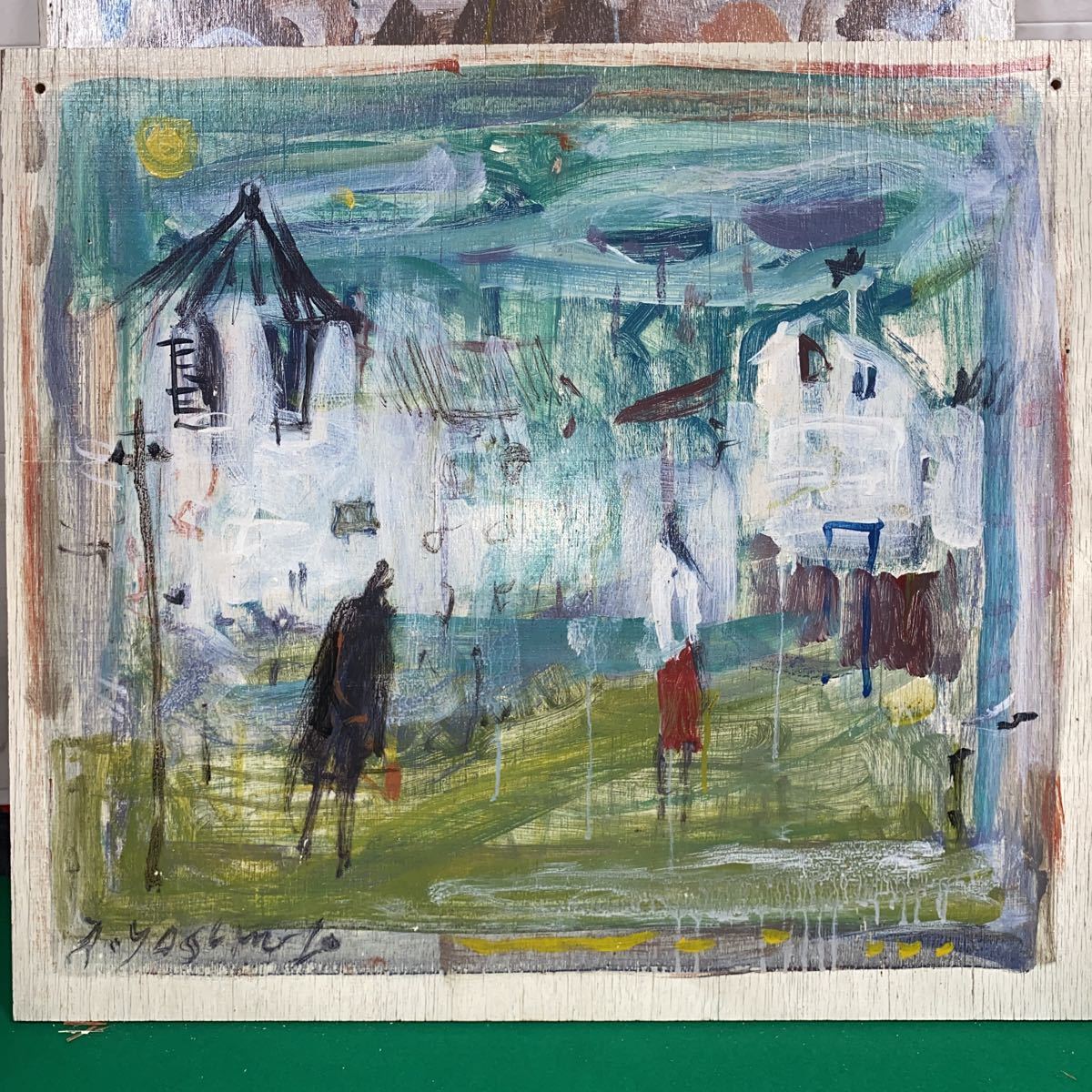 安元亮祐 R.yasumoto ベニヤ板絵画 ① Ryosuke YASUMOTO\u0027s Artworks | Art Scenes | Find and collect your