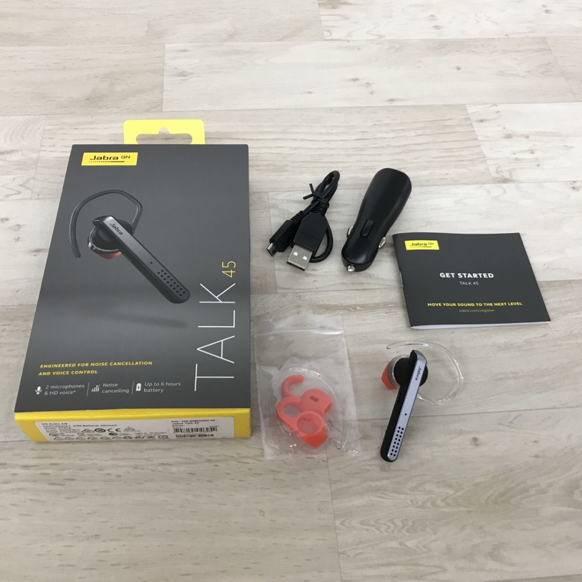 〜※になりますので他の方は購入しないで下さい〜 Jabra Talk45 シルバー ハンズフリー Bluetooth対応 ノイズキャンセル