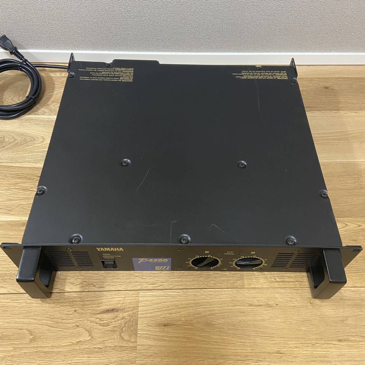 ☆動作良好☆ YAMAHA P4500 パワーアンプ ブラック 定価16万超え