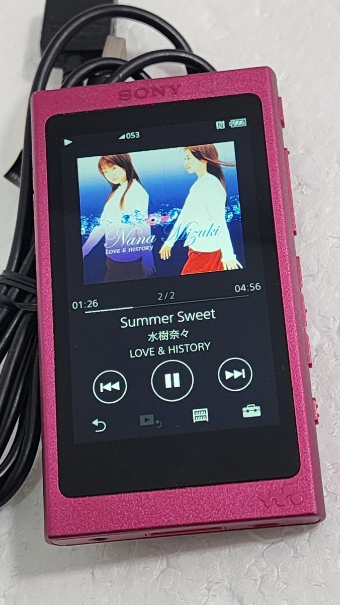 ウォークマンNW-A36　32GB　ボルドーピンク □NW-A36 32GB タッチパネル ハイレゾ対応 ボルドーピンク Bluetooth