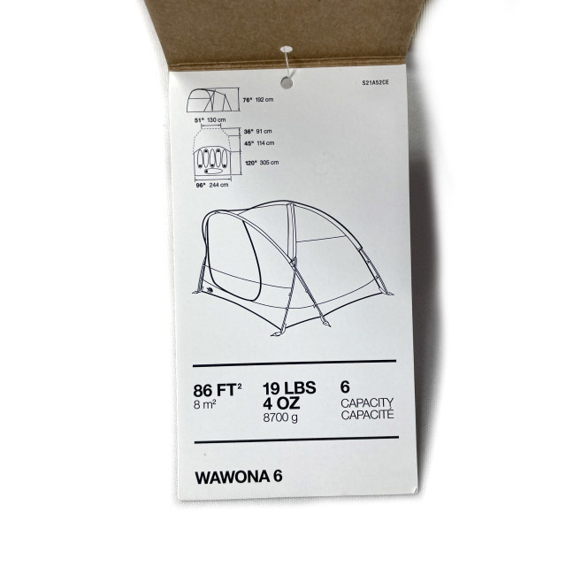 1円～!売切!【正規新品】THE NORTH FACE◇WAWONA 4-PERSON TENT