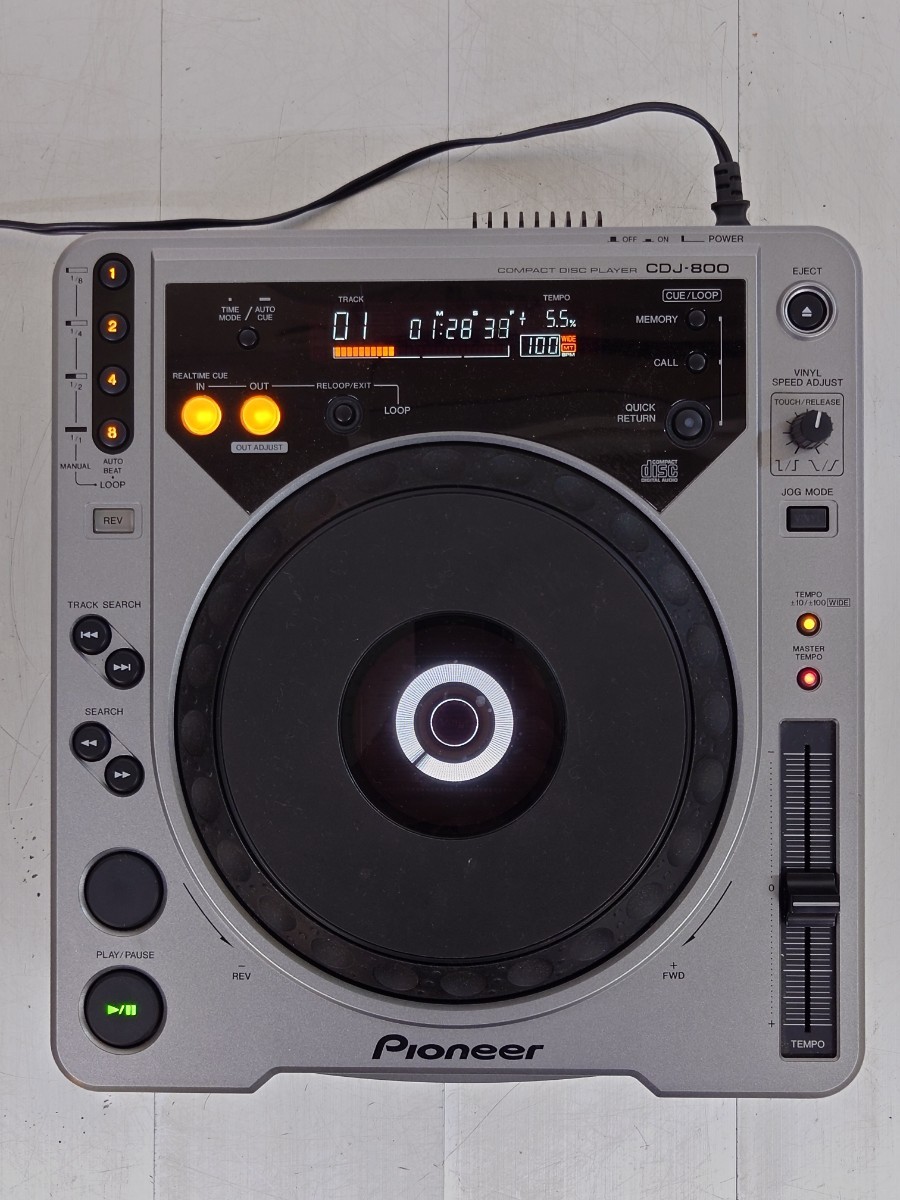 パイオニア Pioneer DJ CDJ-800 CDJ-800MK2 CDJ DJ用CDプレイヤー