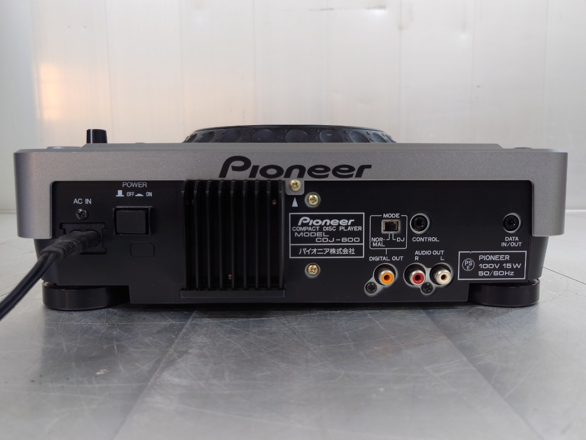 パイオニア Pioneer DJ CDJ-800 CDJ-800MK2 CDJ DJ用CDプレイヤー