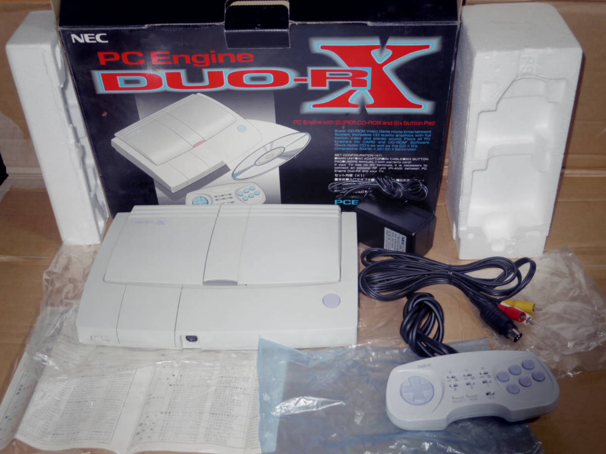 PCエンジン DUO-RX 本体 箱あり 起動確認済 PCエンジン NEC 箱説付属・