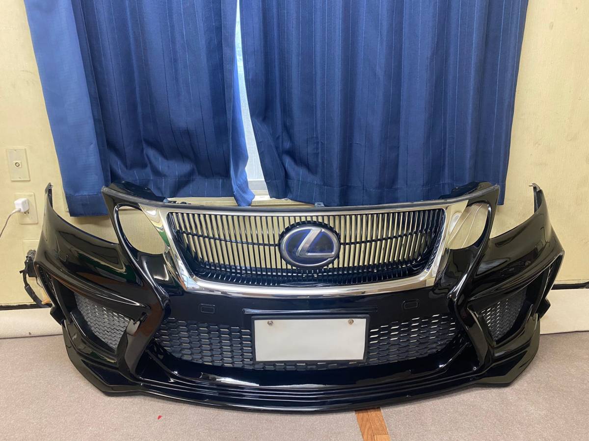 レクサス GS GS350 GRS191 純正　フロントバンパー　フォグ・グリル・ソナー付