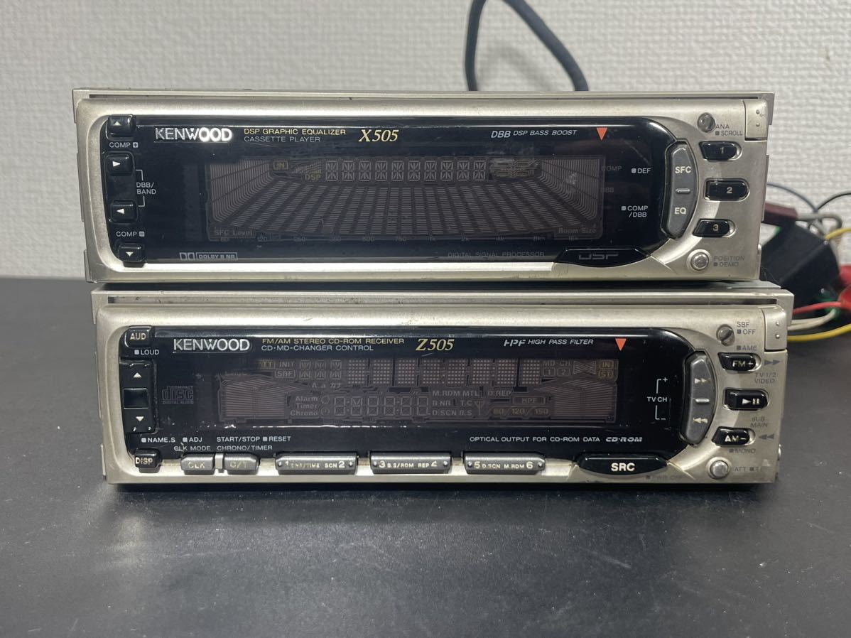 KENWOOD ケンウッド カセットデッキ CD/MD カセットプレーヤー FM/AM