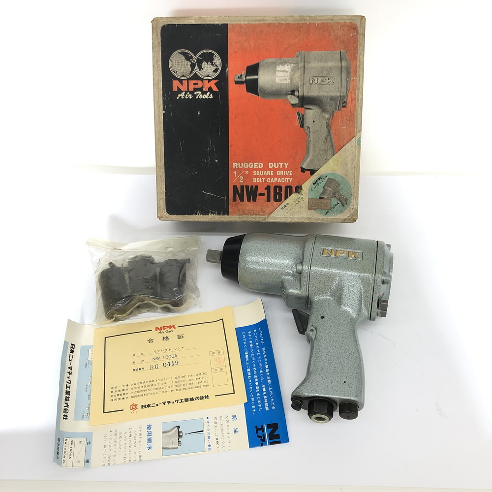 【中古美品】　NPK インパクトレンチ　NW-1600A 長期保管品　(N0720_10_15e)