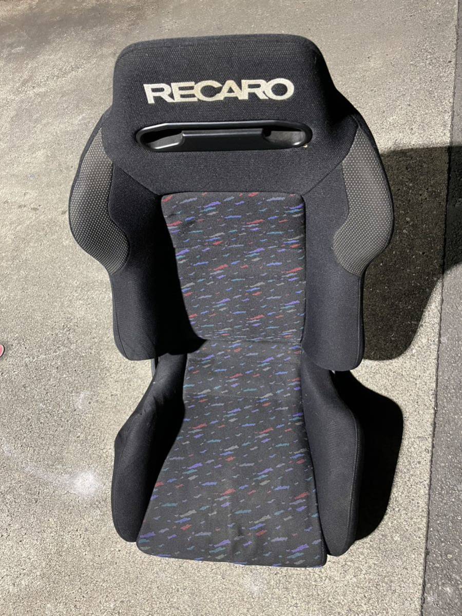 RECARO SR-3 ルマンカラー セミバケットシート へたりあり 中古品