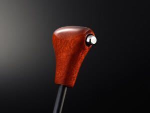 【ラスト１点】ダイハツ旧車用　ウッドシフトノブ　ミラジーノ等エッセ、ムーヴなどフロアーオートマ車に適用します　オートエース