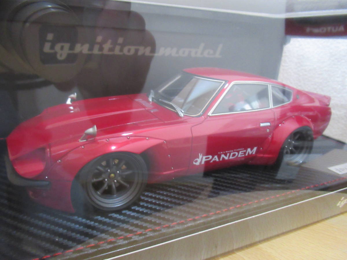 イグニッションモデル 1/18 PANDEM パンデム S30Z レッドメタリック RS 