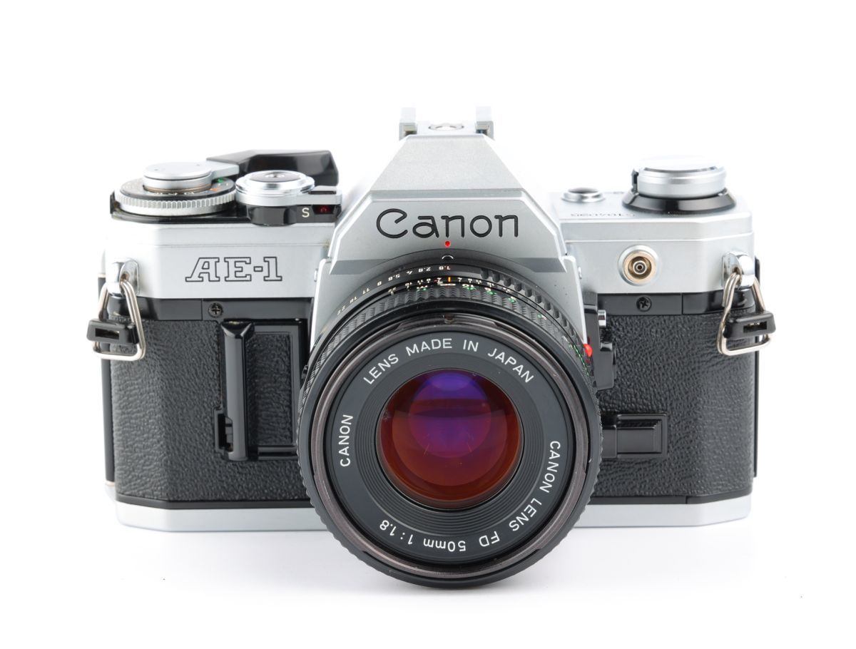 01261cmrk Canon AE-1 + New FD 50mm F1.8 MF一眼レフカメラ FD