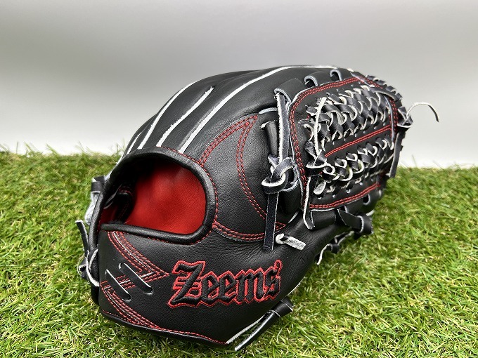 【072108】ZEEMS ジームス 限定 三方親シリーズ 一般軟式用 内野手用 グローブ 日本製 SV-523DBN【30718G11】