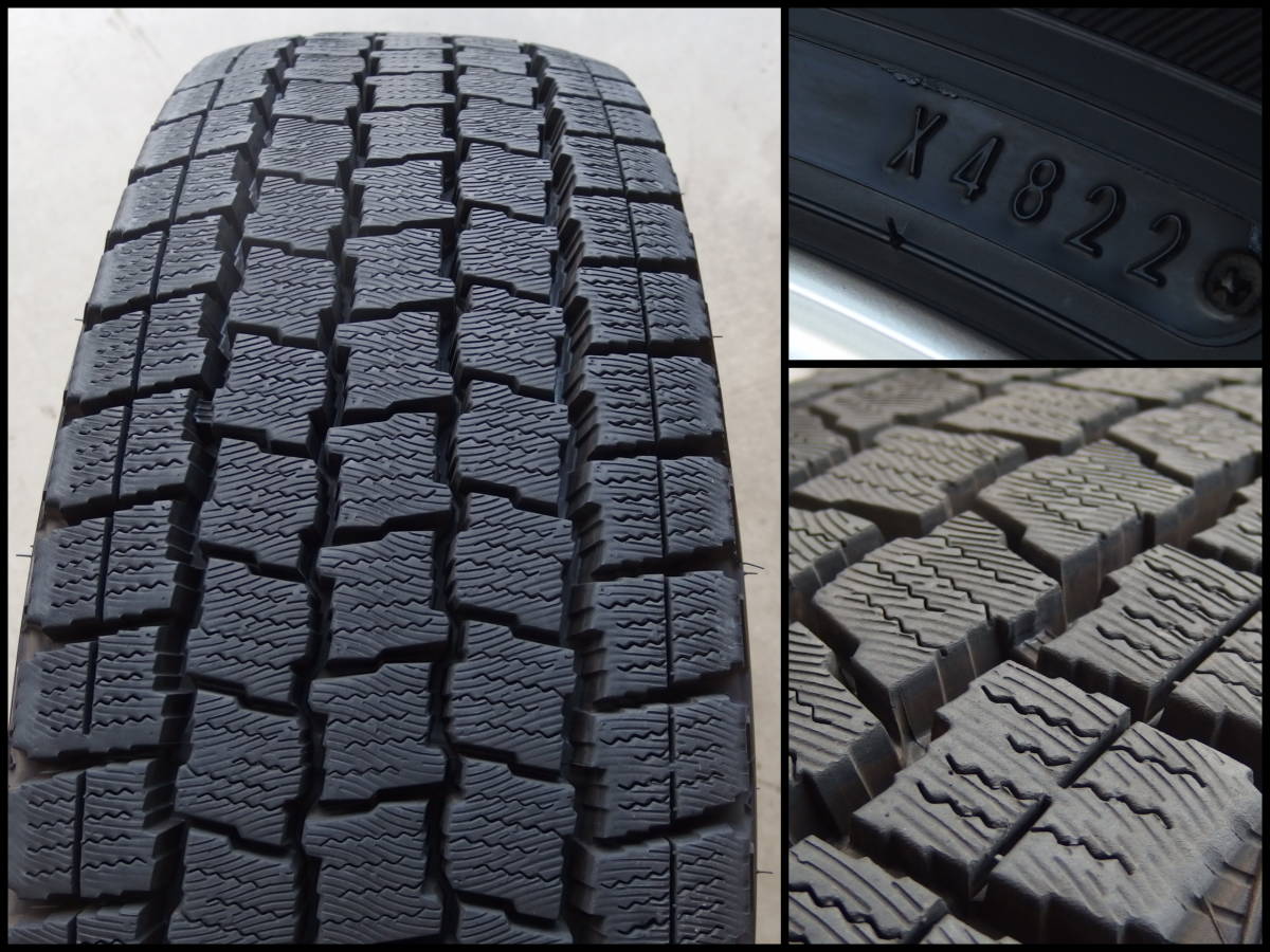GOODYEAR ICE NAVI CARGO 195/80R15 107/105L + weds KEELER FORCE 4本