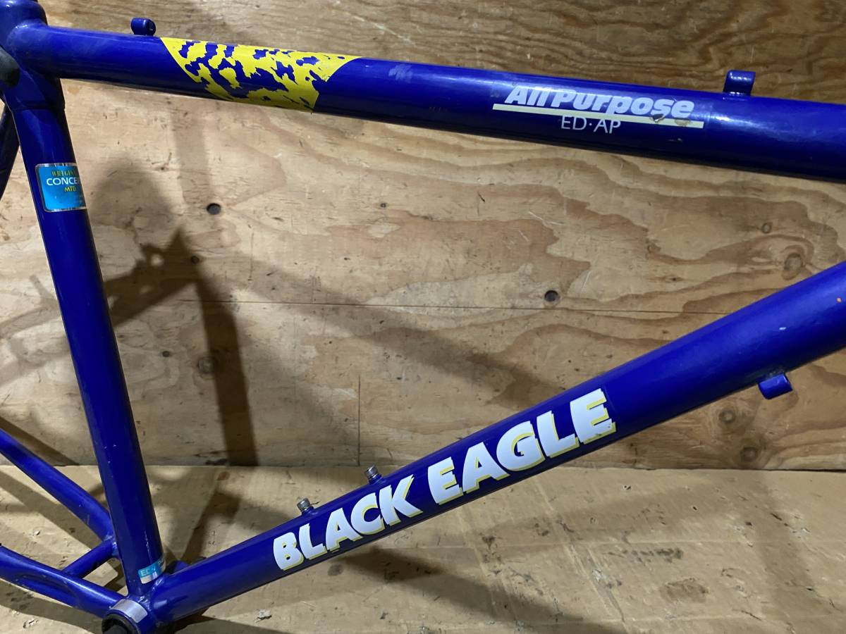 【ジャンク扱い】oldmtb 丸石 Black eagle フレームセット 丸石 MARUISHI BLACK EAGLE 26インチ MTB フレーム パーツ OLD MTB ATB