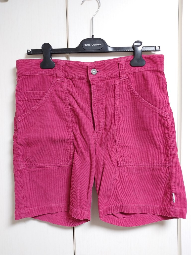 H.RANCH.M HOLLYWOOD RANCH MARKET ハーフパンツ ショートパンツ コーデュロイ ピンク 3 700055-750 ZEOSIAMH