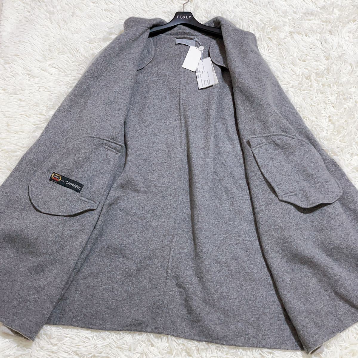 定価40万】未使用タグ付き アニオナ AGNONA 最高級 カシミヤ素材 