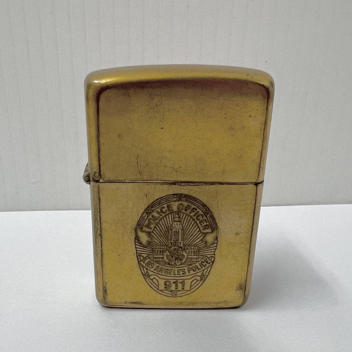 ヴィンテージ ZIPPO USA ロサンゼルス ポリス 真鍮ブラス 公式 ヴィンテージ ZIPPO USA ロサンゼルス ポリス 真鍮ブラス 公式