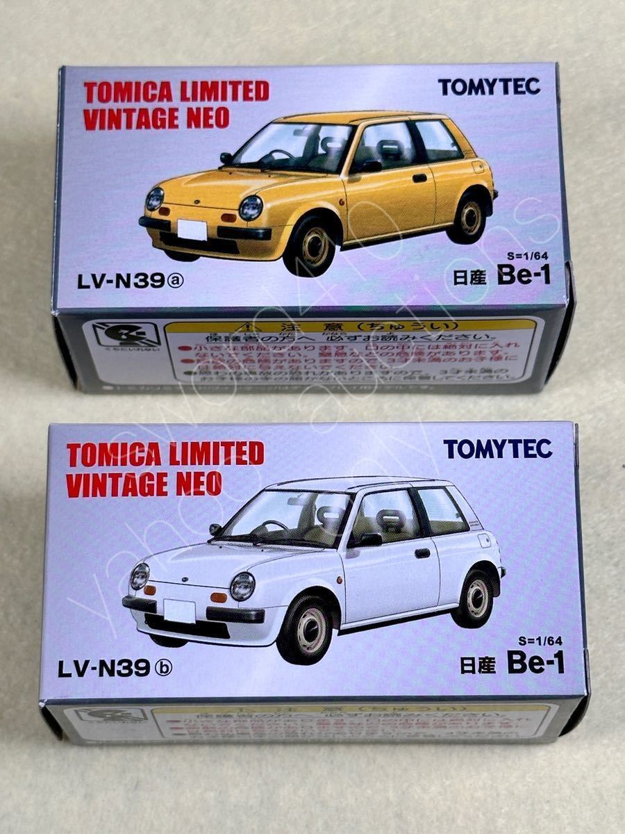 Tomica Limited Vintage NEO 1⁄64 LV-N39a Nissan Be-1 (yellow