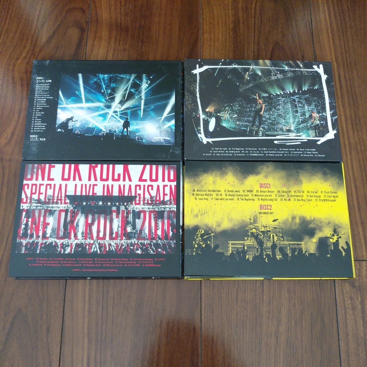 ONE OK ROCK ライブ DVD 4枚セット ワンオク 横浜スタジアム 他 ONE OK ROCK ライブ DVD 4枚セット ワンオク 横浜スタジアム 他