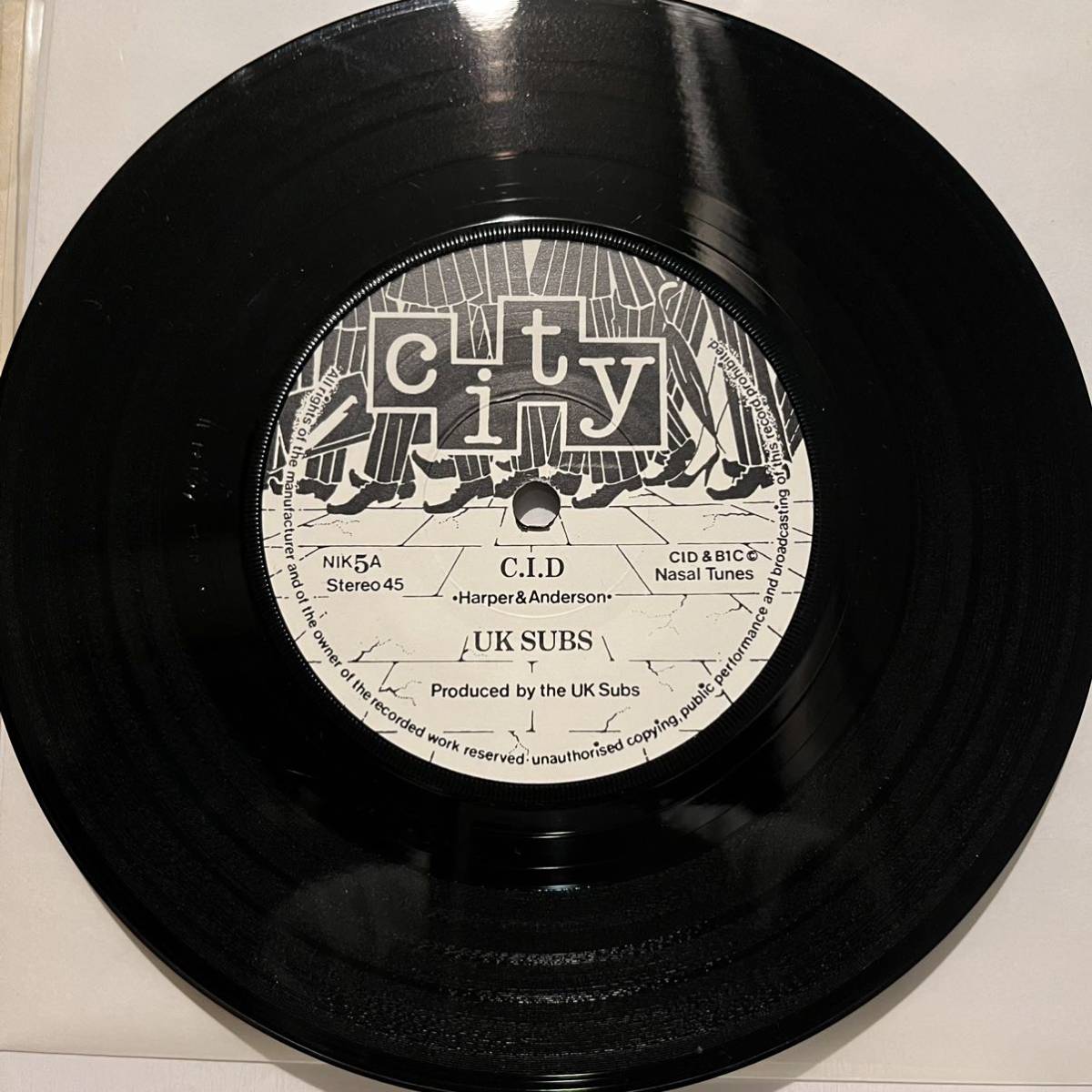 UK Subs - | C.I.D. パンク天国 C.I.D – SUBS 1978年リリース パワー