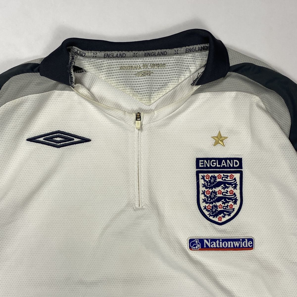 激レア UMBRO アンブロ サッカーイングランド代表 フルジップパーカー