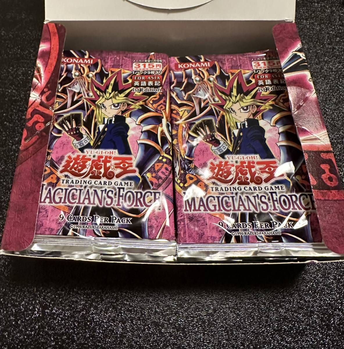 遊戯王 旧アジア版 MFC マジシャンズフォース 空箱 空パック 未使用 