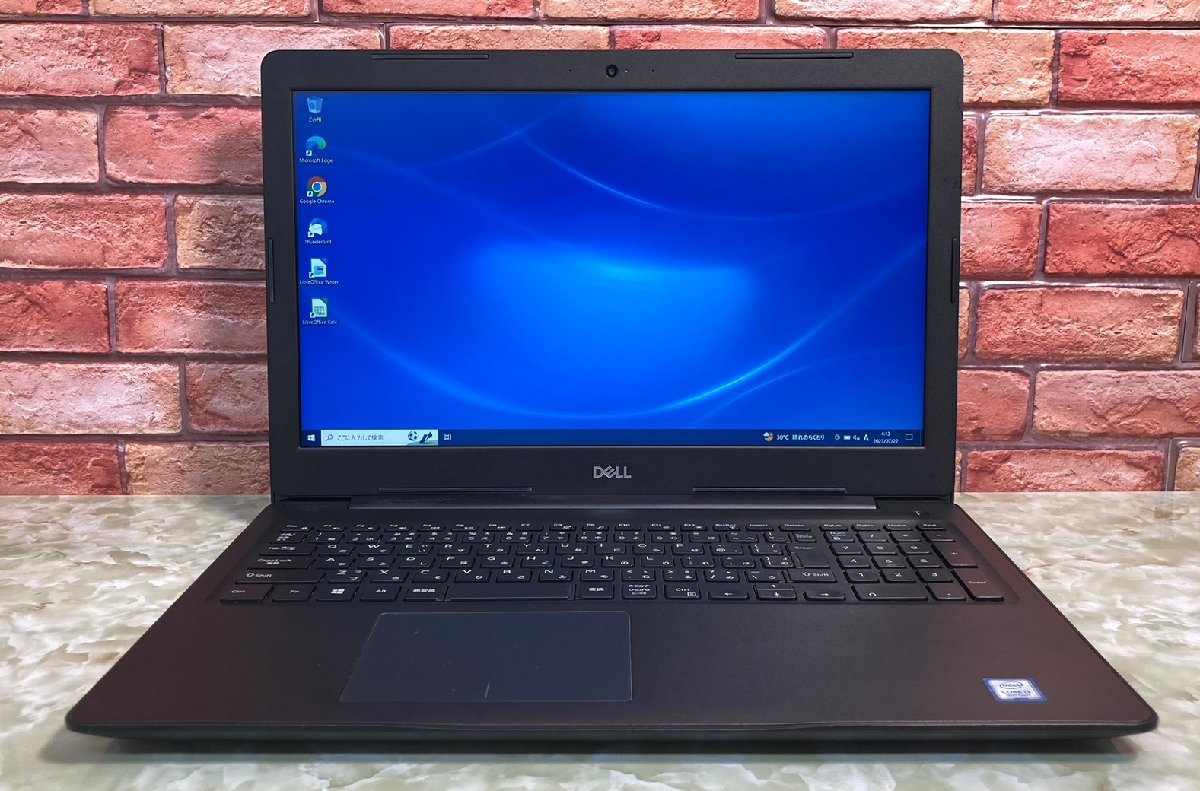 1円～ ●DELL LATITUDE 3590 / Core i3 8130U (2.20GHz) / メモリ 8GB / HDD 500GB / 15.6型 フルHD (1920×1080) / Windows10 Pro 64bit