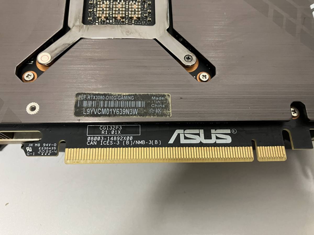 ASUS TUF-RTX3080-O10G-GAMING グラフィックボード【中古】 0 TUF