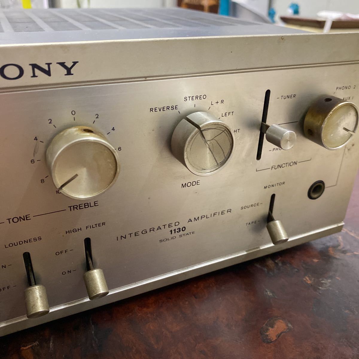 プリメインアンプ SONY TA-1130 ソニー オーディオ機器 CSONY 0