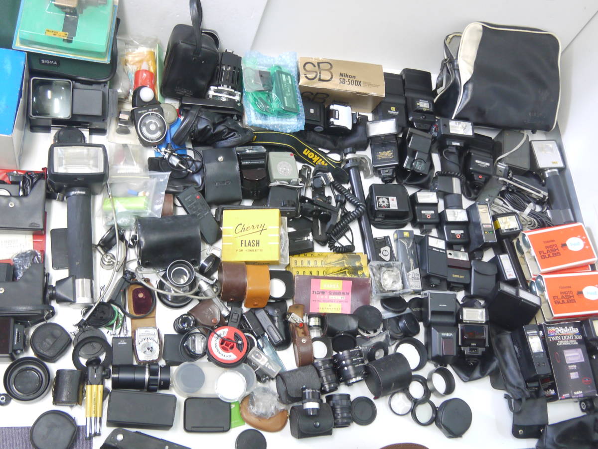 583 大量 カメラアクセサリー まとめ ストロボ/スライドビュワー