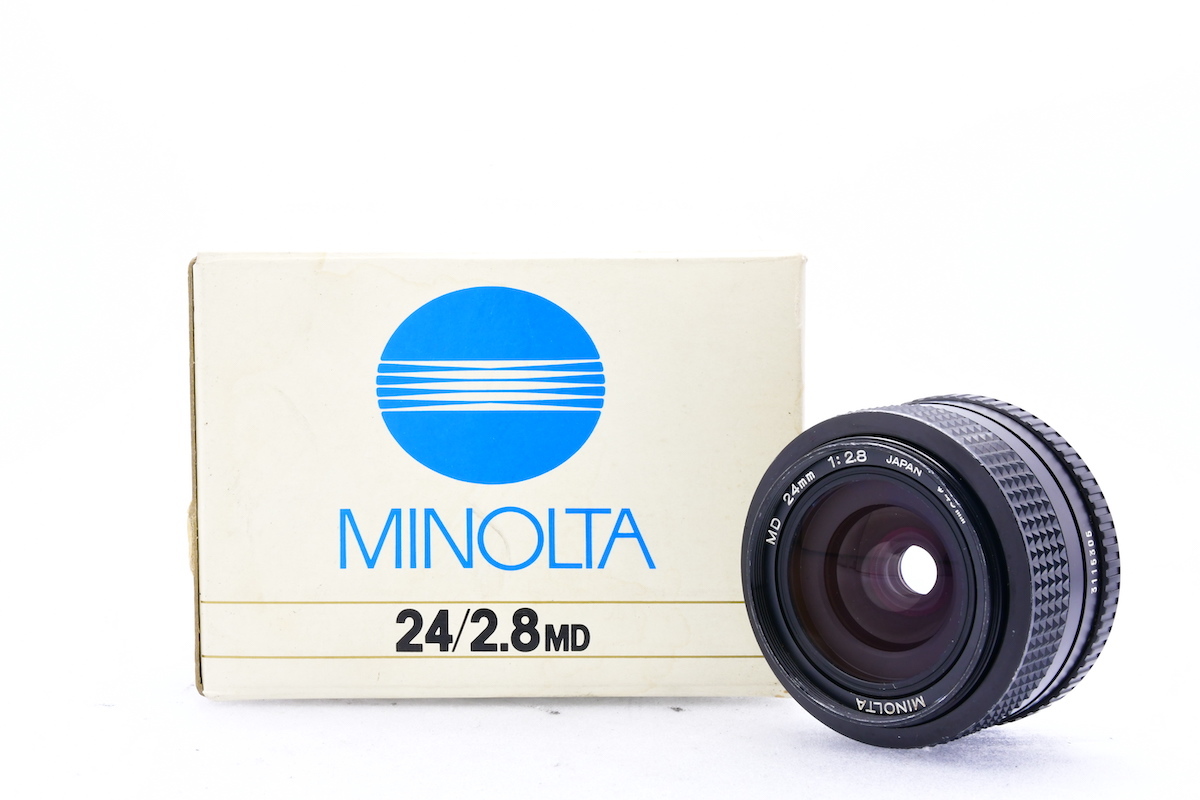 MINOLTA MD 24mm F2.8 SR/MDマウント ミノルタ 広角単焦点レンズ MF  