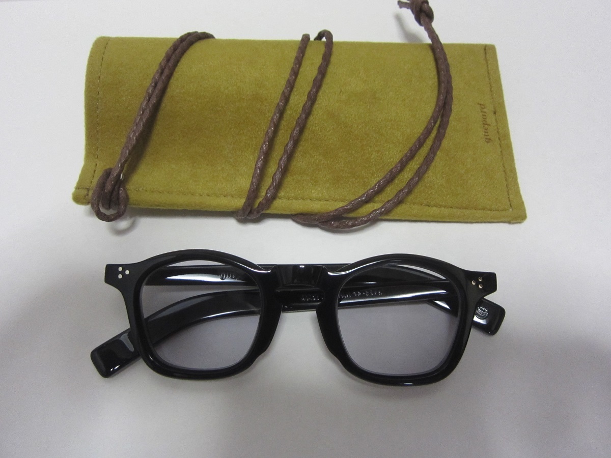 guepard × DAMAGE DONE gp-25 noir black Blue Flat lenses ブラック 