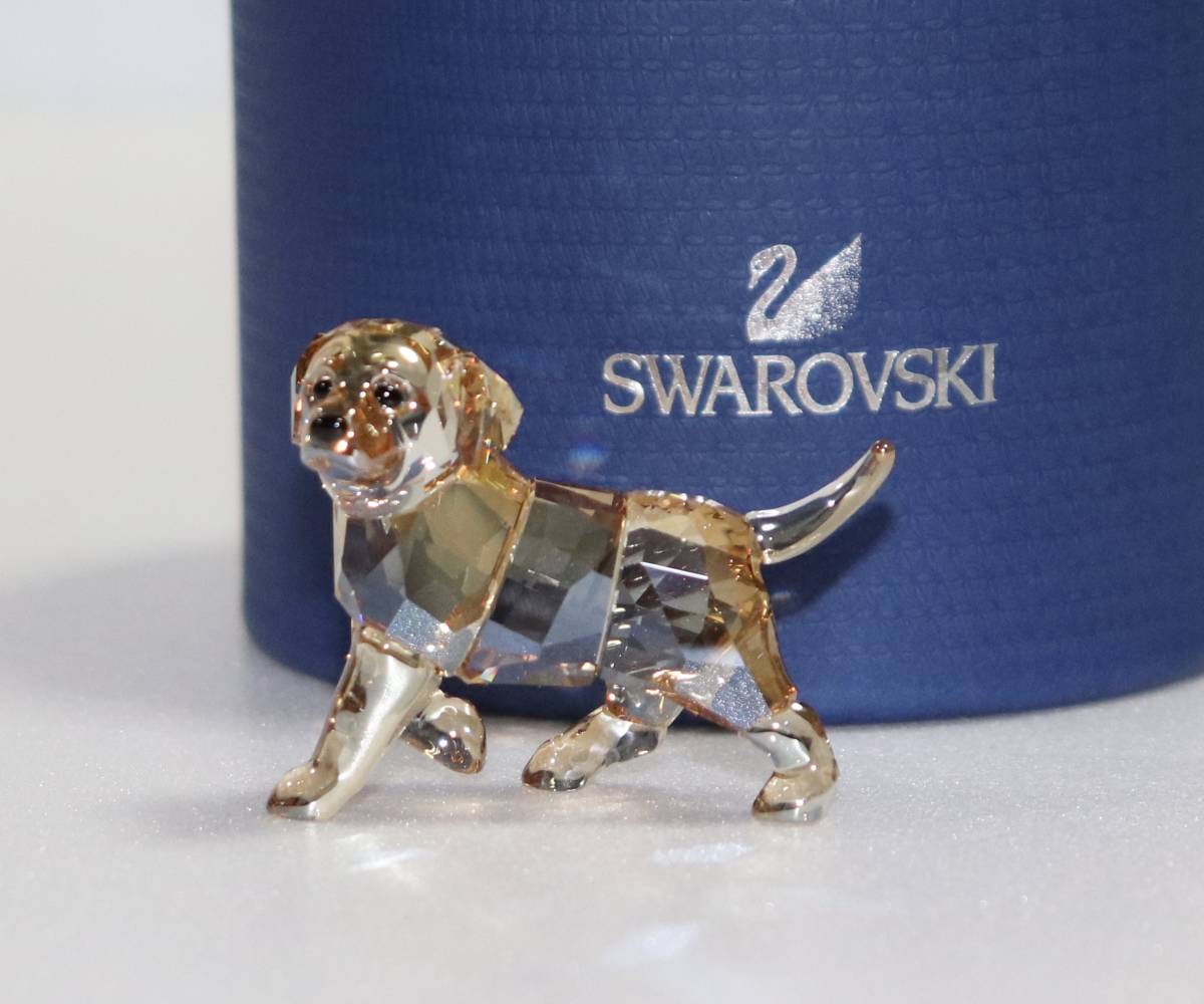 新品 本物 スワロフスキー 犬 置物 1142824 クリスタル SWAROVSKI 動物
