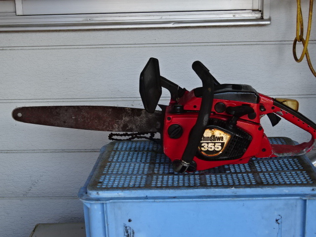 Shindaiwa 新ダイワ チェーンソー 355 ジャンク 管理U-5の入札履歴  