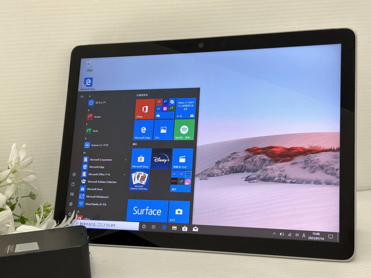 美品 10.5インチ】Microsoft Surface GO2 model:1926『Core m3(8100Y