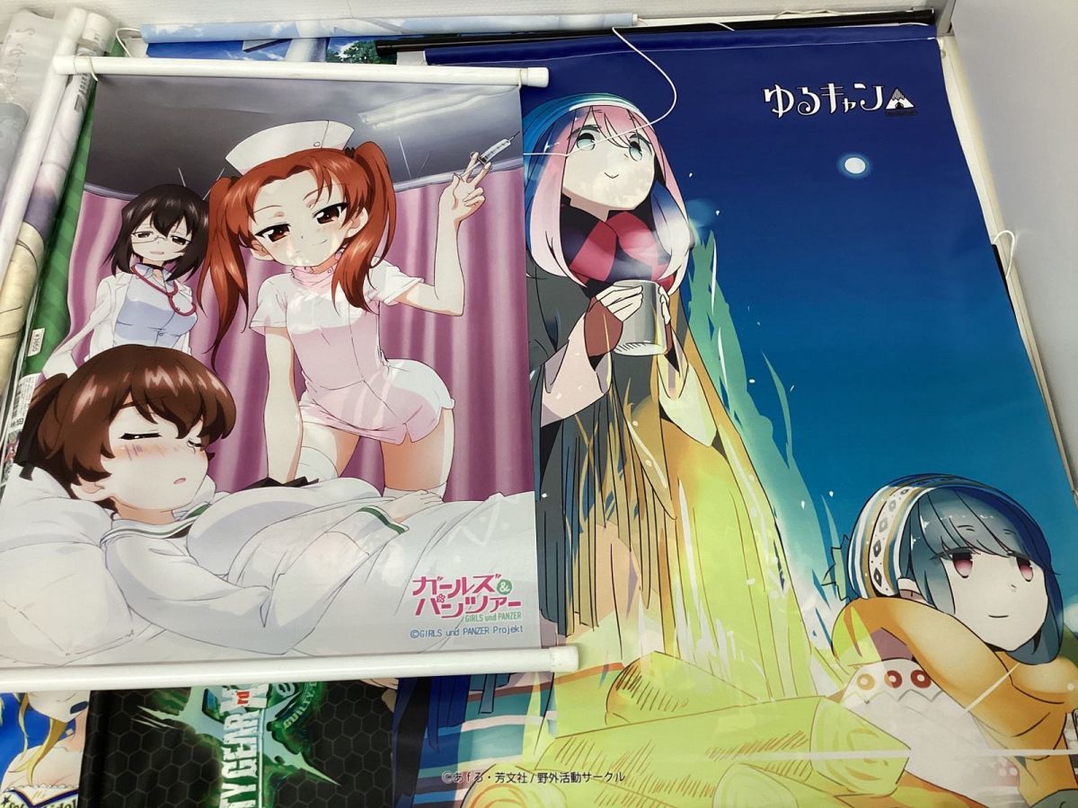 同梱不可/現状】 アニメ グッズ タペストリー まとめ売り ガールズ  