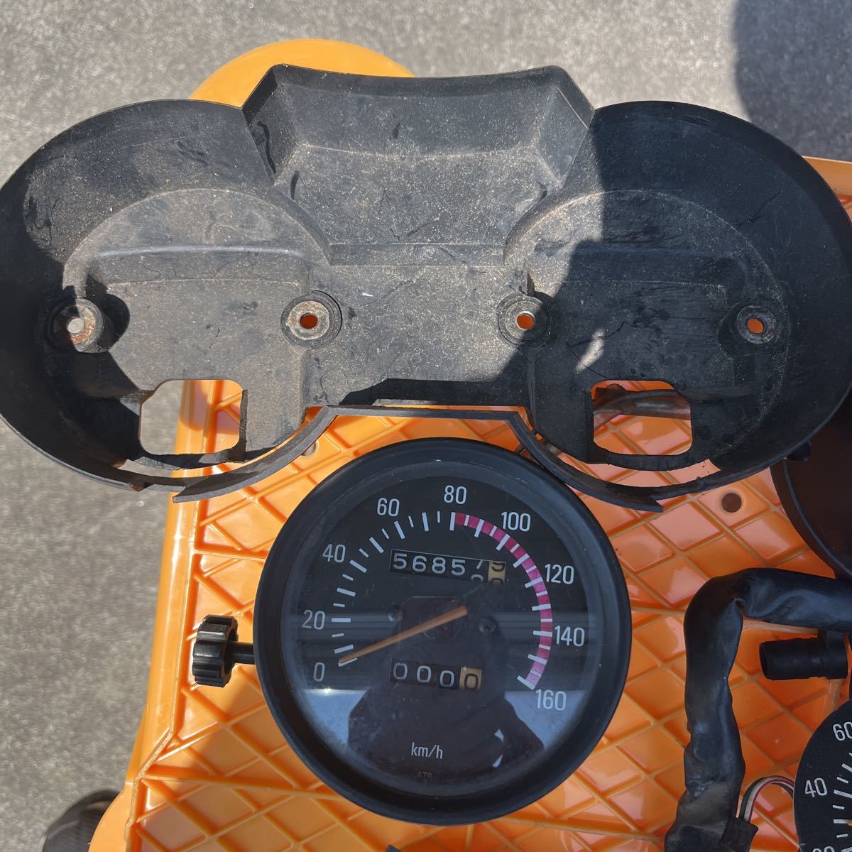 u*5様 RZ250 スピードメーター　タコメーターセット　レストアベース HOT，定番 ヤマハ 初期型RZ250 スピードメーター タコメーター