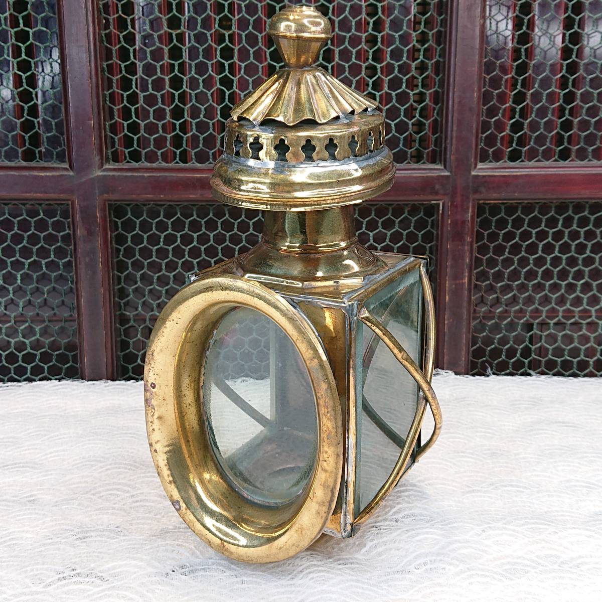 Lantern 海洋航海真鍮灯台ランタン船ランプオイルアンティーク真鍮