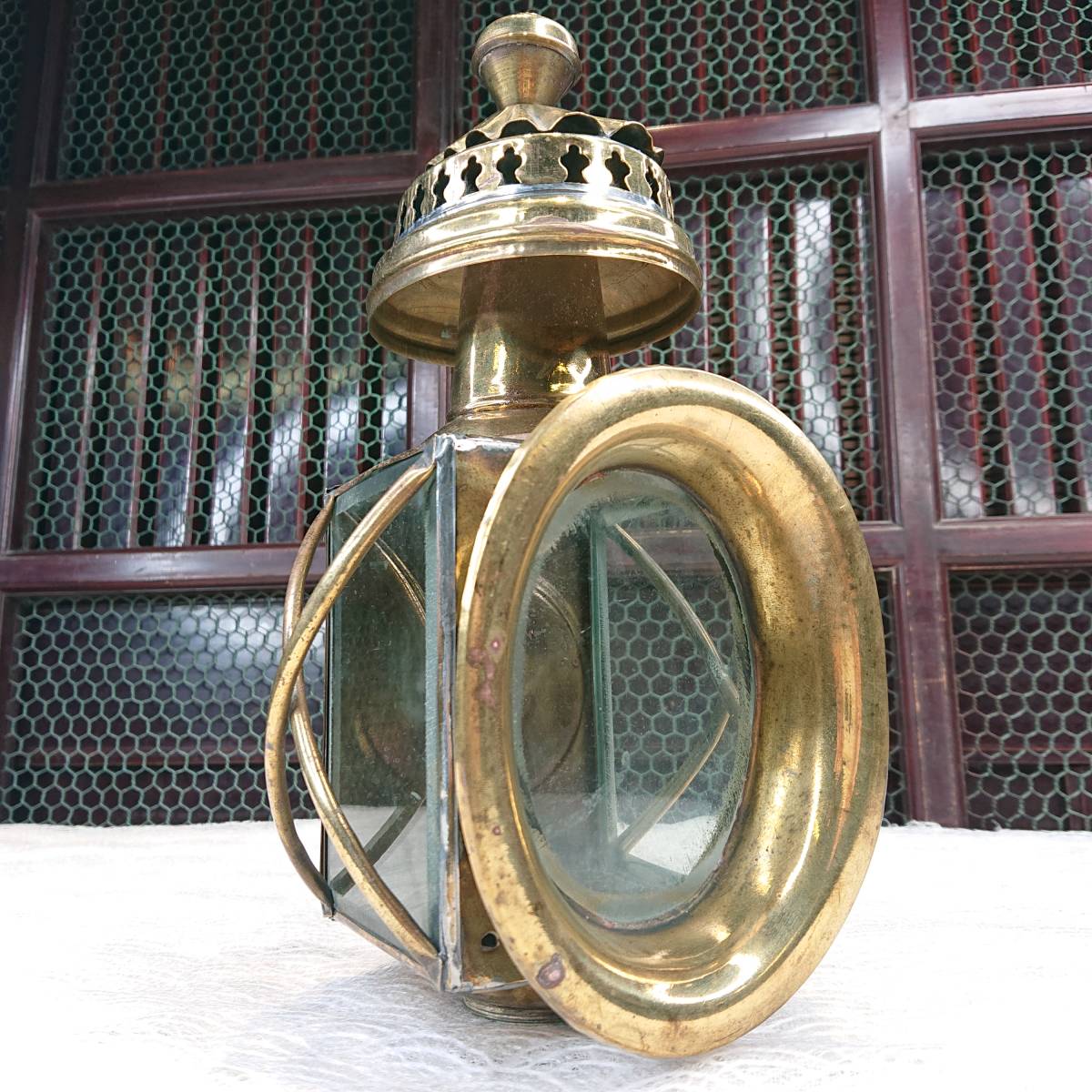 Lantern 海洋航海真鍮灯台ランタン船ランプオイルアンティーク真鍮