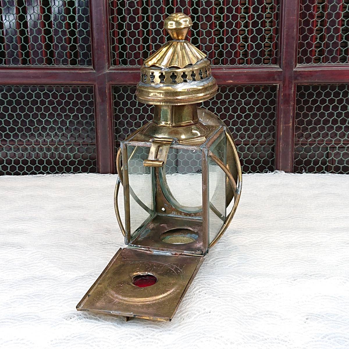 Lantern 海洋航海真鍮灯台ランタン船ランプオイルアンティーク真鍮