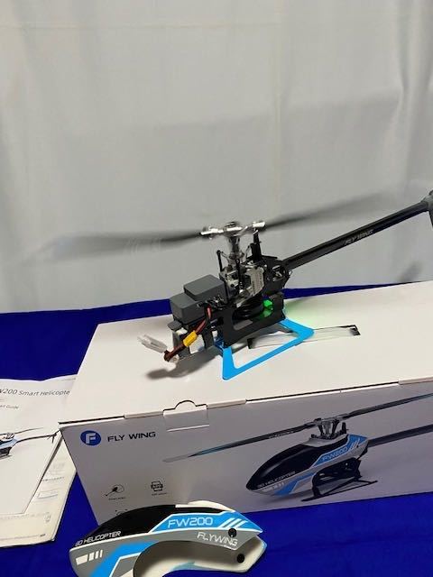 ラジコンヘリコプター FLYWING FW200 SPS搭載ヘリ （中古美品）(完成品