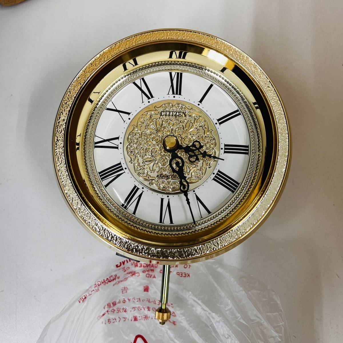 11730/美品 未使用 CITIZEN箱付 美閃の女神NC 4RP637NC63 置き時計