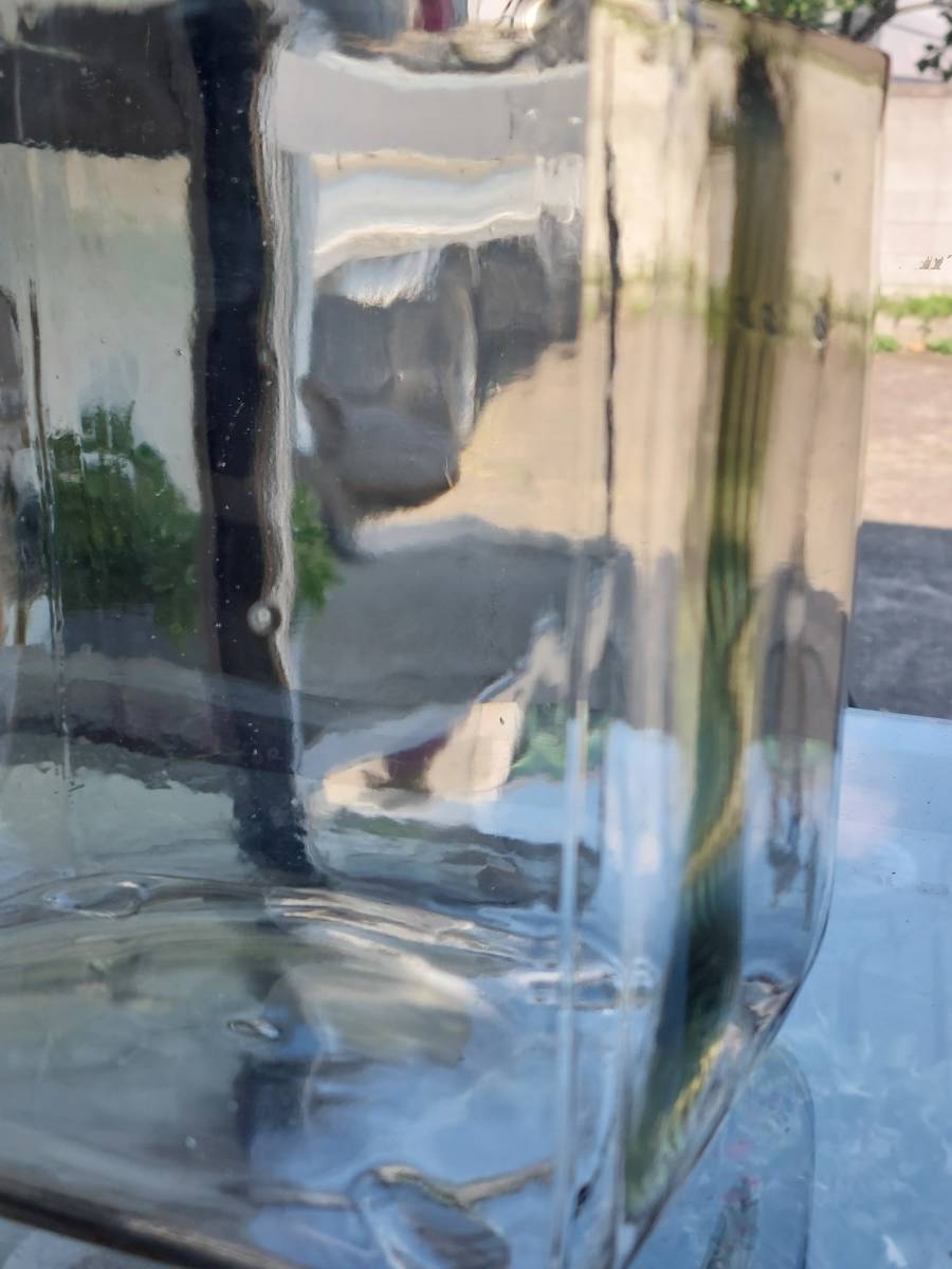 アンティーク。メダカ鉢。金魚鉢。昭和レトロ。高さ52センチ レトロ 水槽 昭和期 メダカ鉢 金魚鉢 アクアリウム 苔リウム ゆらゆら