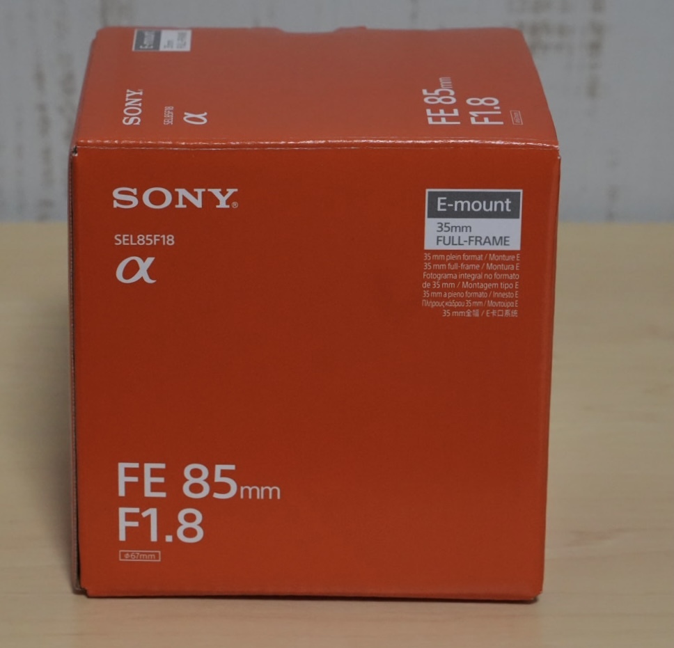 【新品状態】SONY純正 単焦点レンズ フルサイズ FE 85mm F1.8 Eマウント SEL85F18＋PRO1DETAPROTECTレンズ保護フィルター