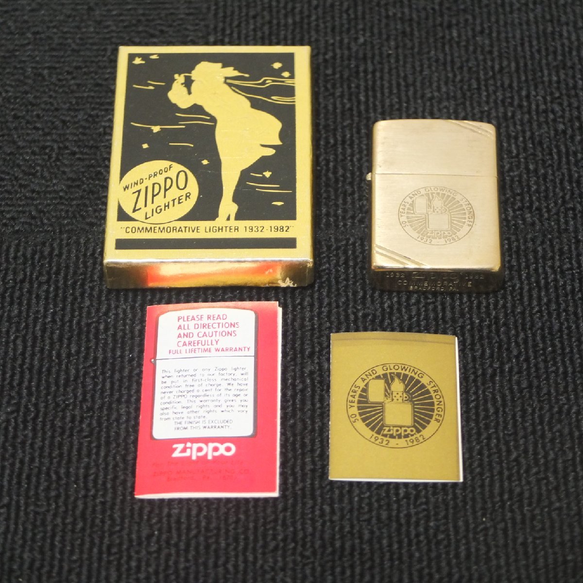 COMMEMORATIVE ZIPPO ジッポー 1932-1982 0 zippo 1 ZIPPO⁄ジッポー 