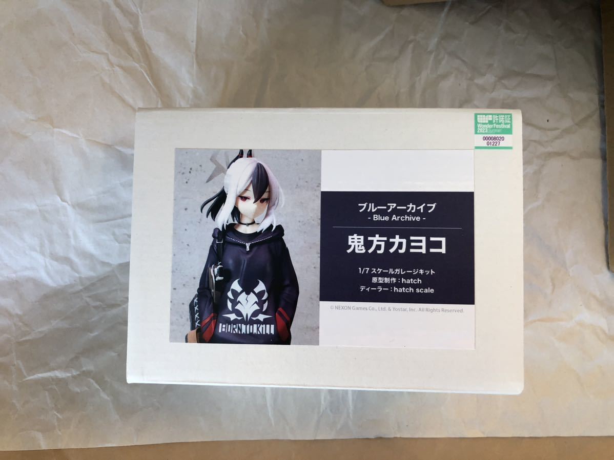 ワンフェスWF2023夏 hatch scale 新作 鬼方カヨコ ブルーアーカイブ
