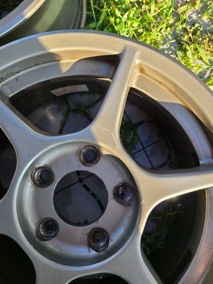 4本セット 7j45 5H114.3 5穴 15インチ P1レーシング 軽量 タイヤ 
