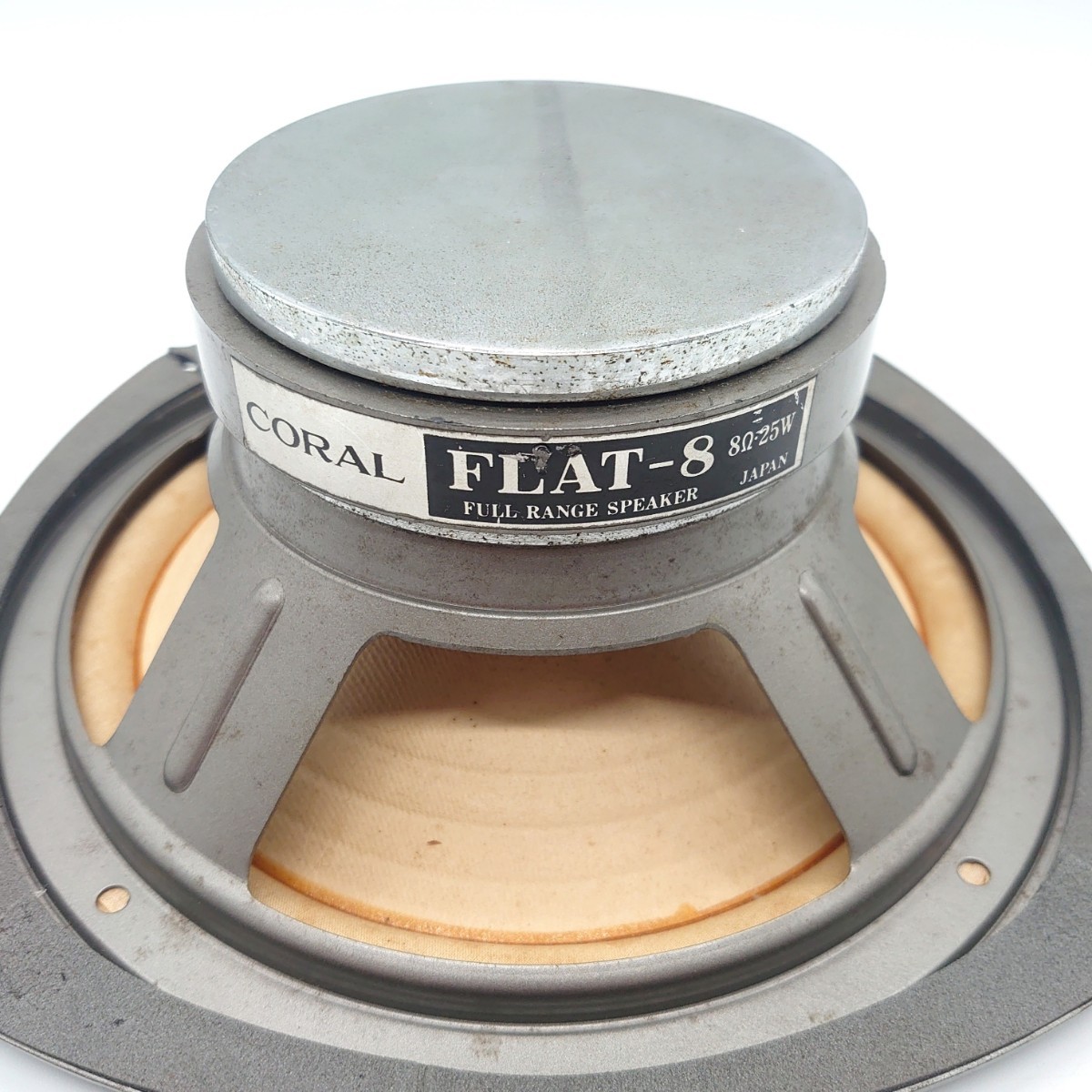 ☆CORALコーラル☆FLAT-8S☆20cmフルレンジスピーカー/1ウェイ・1