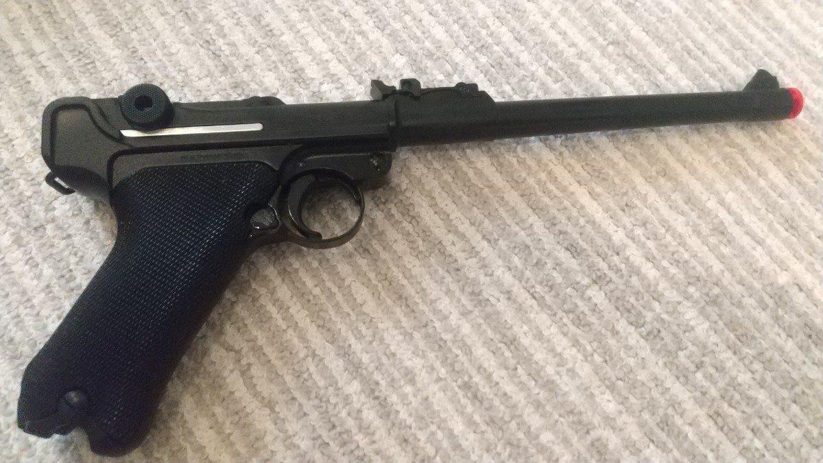 タナカ ルガー P08 8インチ HW GBB スペアマガジン ハードケース付